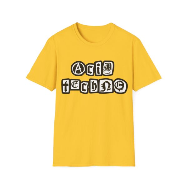 Acid Techno Rave Music T-Shirt - Image 19