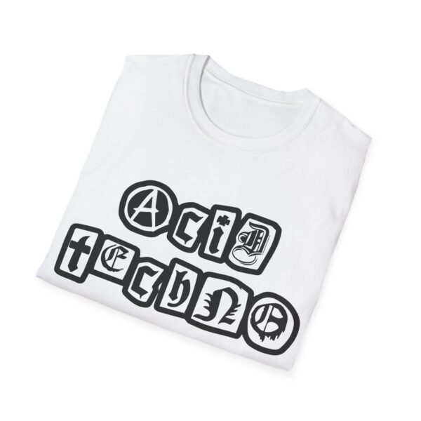 Acid Techno Rave Music T-Shirt - Image 2