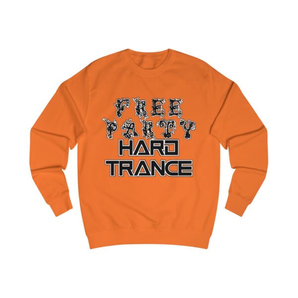 Free Party Hard Trance Rave Music Crewneck Sweatshirt - Image 5