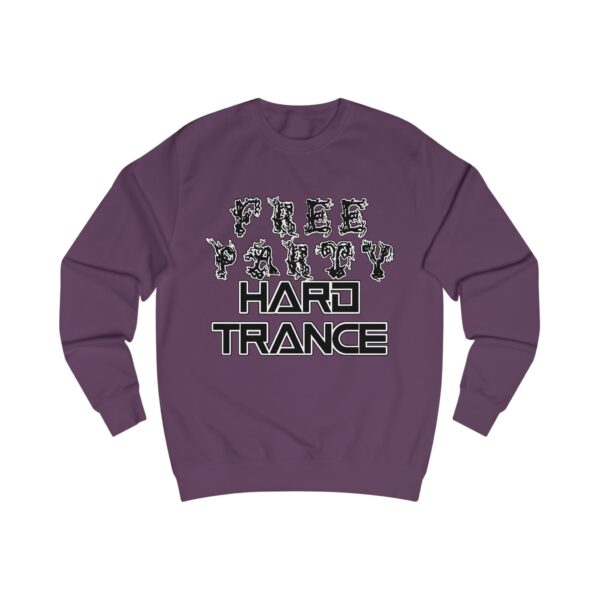 Free Party Hard Trance Rave Music Crewneck Sweatshirt - Image 13