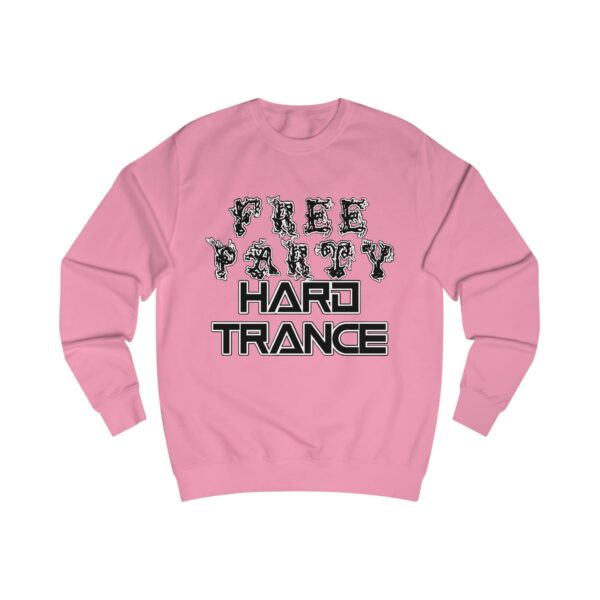Free Party Hard Trance Rave Music Crewneck Sweatshirt - Image 15