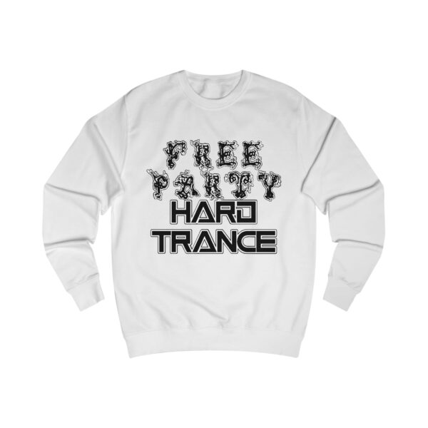 Free Party Hard Trance Rave Music Crewneck Sweatshirt