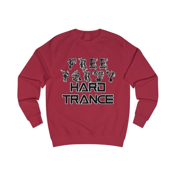 Free Party Hard Trance Rave Music Crewneck Sweatshirt - Image 17