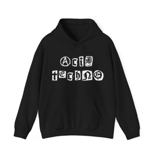 Acid Techno Rave Music Hoodie - Image 3