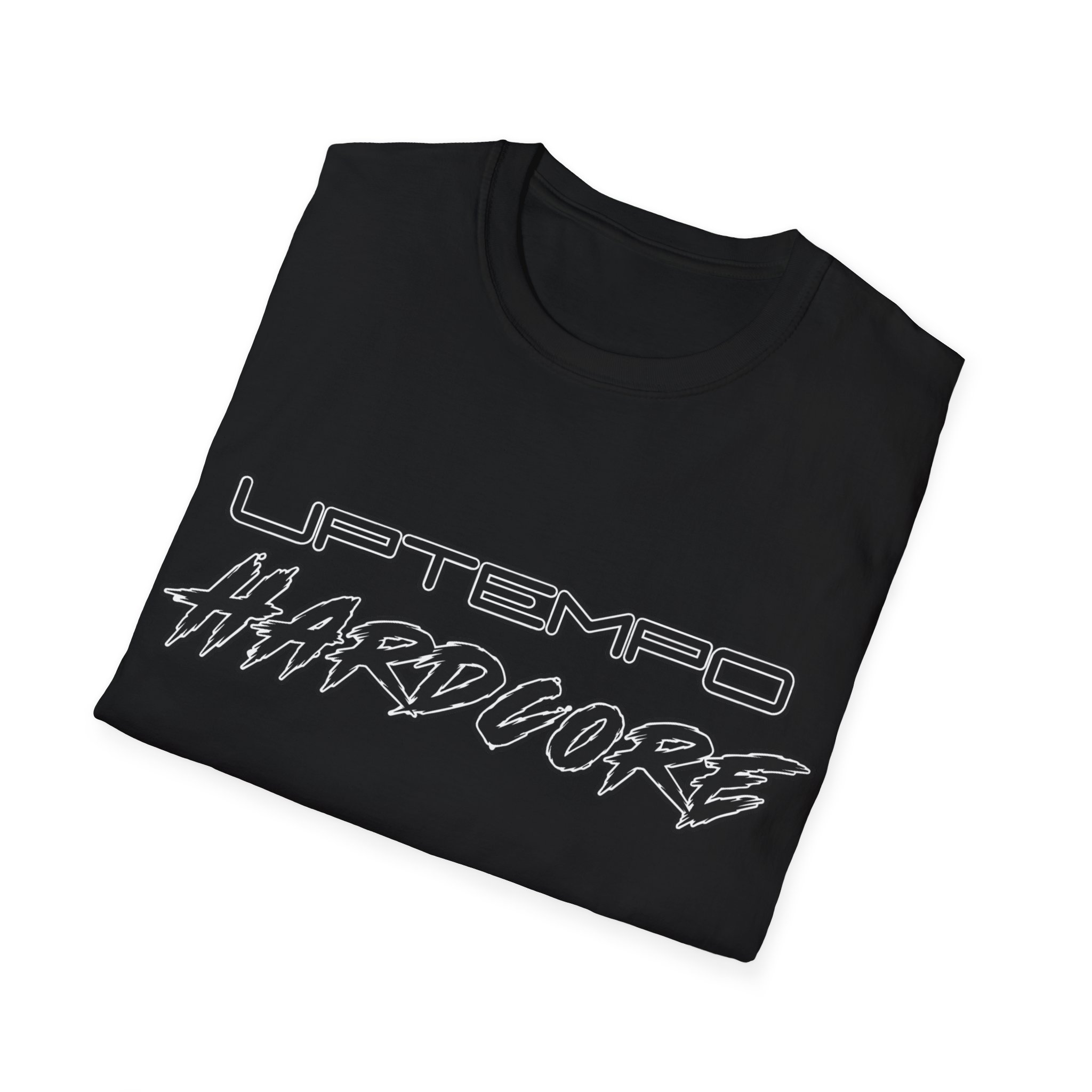 Uptempo Hardcore Rave Music T-Shirt - Image 4