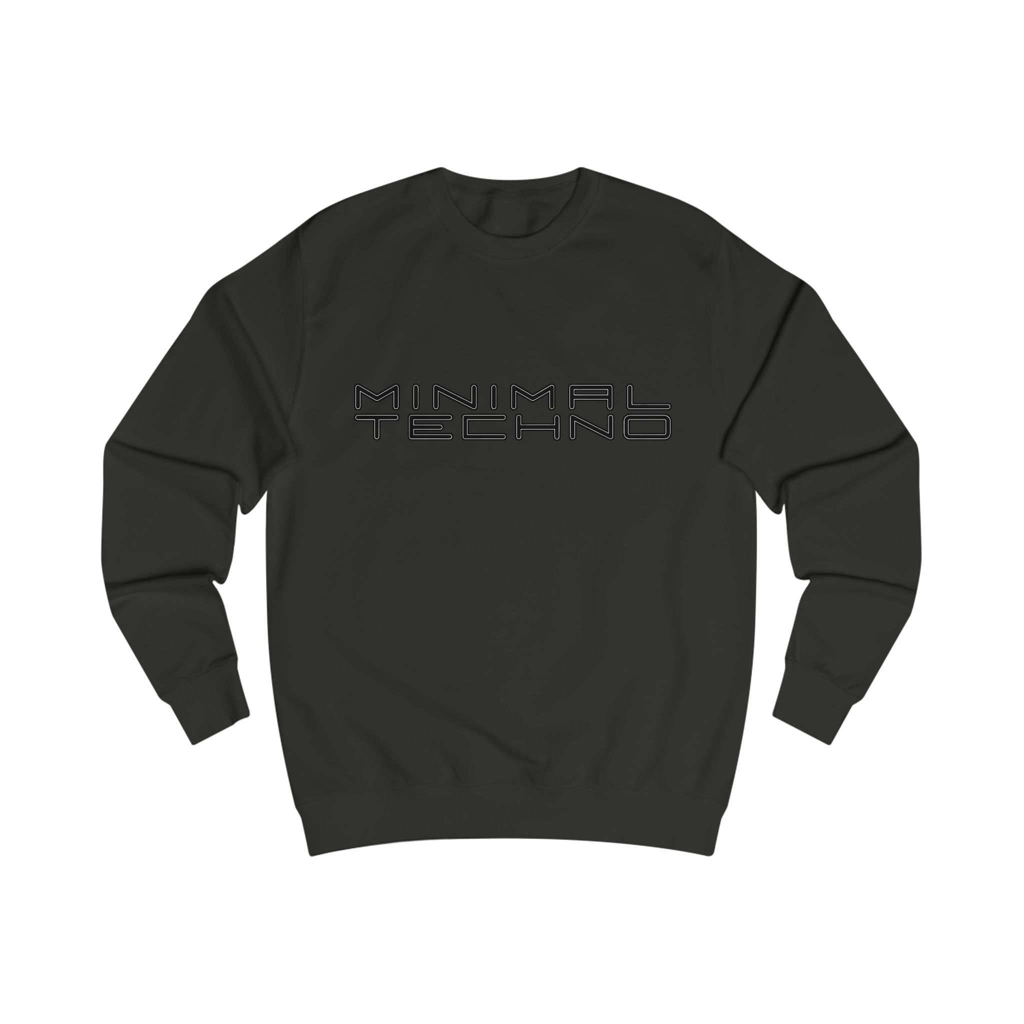 Minimal Techno Rave Music Sweatshirt - Image 5