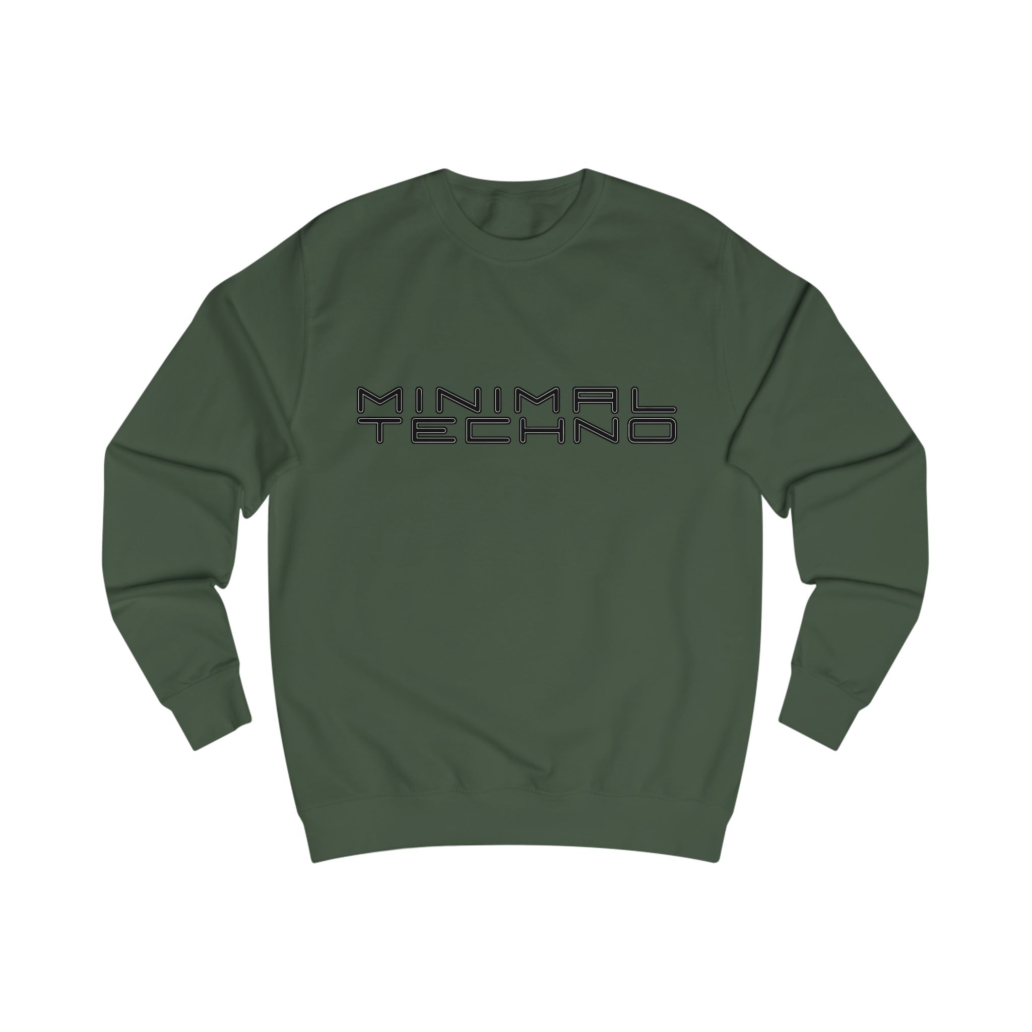 Minimal Techno Rave Music Sweatshirt - Image 6